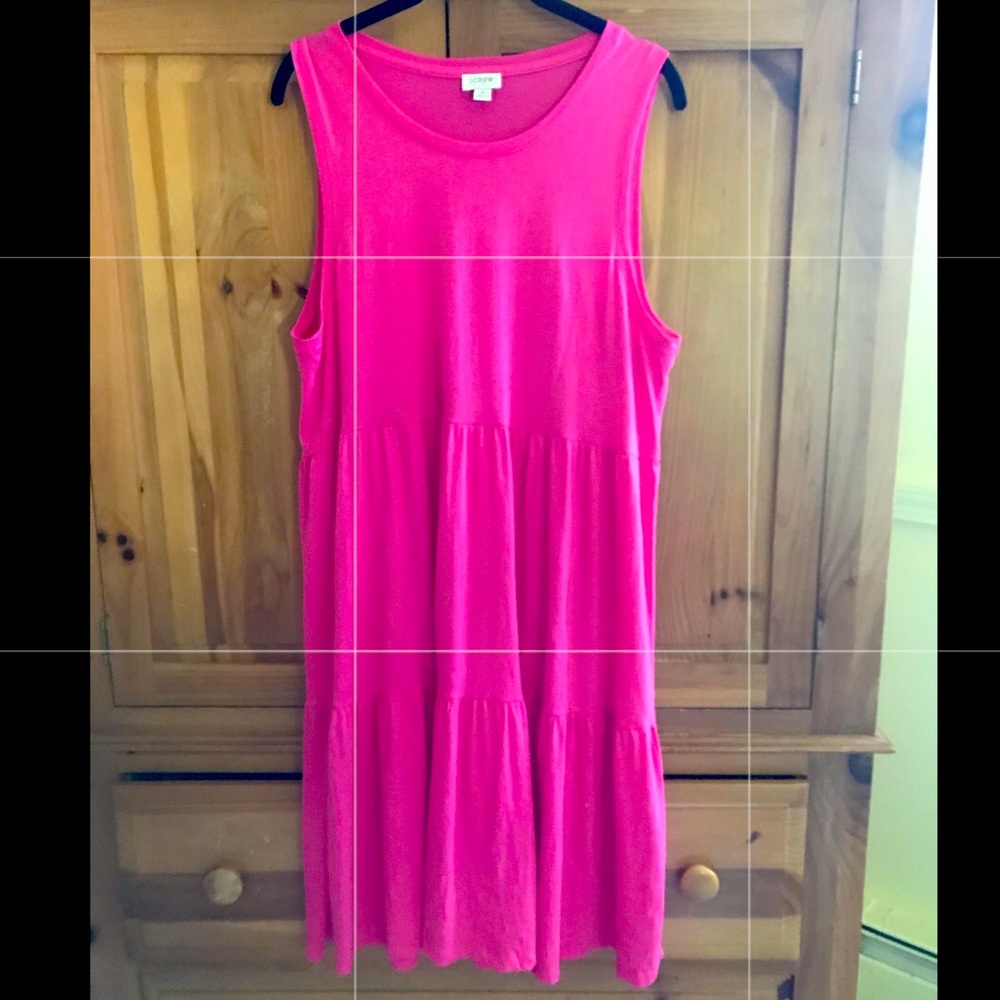 J.Crew Pink Sleeveless Dress. Size M